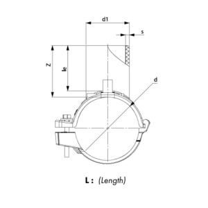 ODGAŁĘZIENIE SIODŁOWE EF elektrooporowe PE100 SDR11